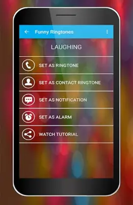 Funny & Laughing Ringtones android App screenshot 1